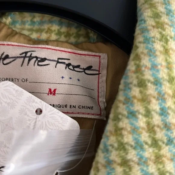 Free People Melia Mac Wool Blend Winter Coat Size M NWT - Picture 4 of 12